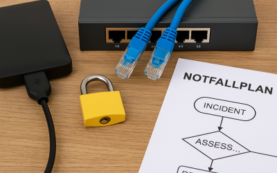 Ransomware-Schutz für Handwerksbetriebe: Backups, Netzwerk-Trennung & Notfallplan